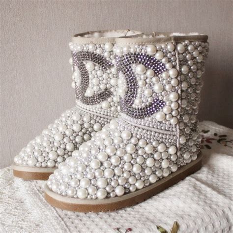 chanel pearl ugg boots price|chanel shoes for women.